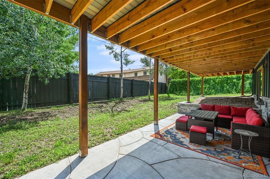 Exterior details and patio area of a home in , Golden (Image 26).