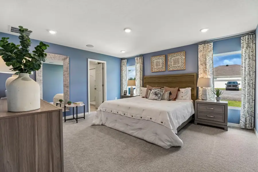 Representative furnished interior of a home built from the Sylvester by Holiday Builders in Citrus Springs, Citrus Springs (Image 11).