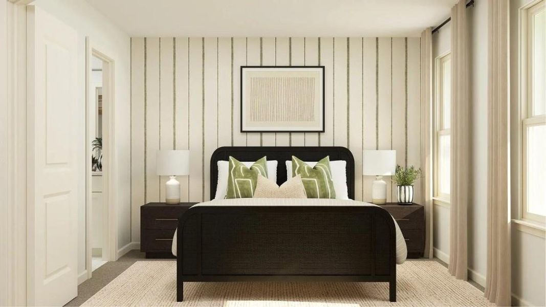 Furnished interior view inside a new home in , Woodstock (Image 2).