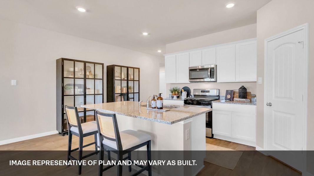 Furnished interior view inside a new home in Bar W Ranch, Leander (Image 13).
