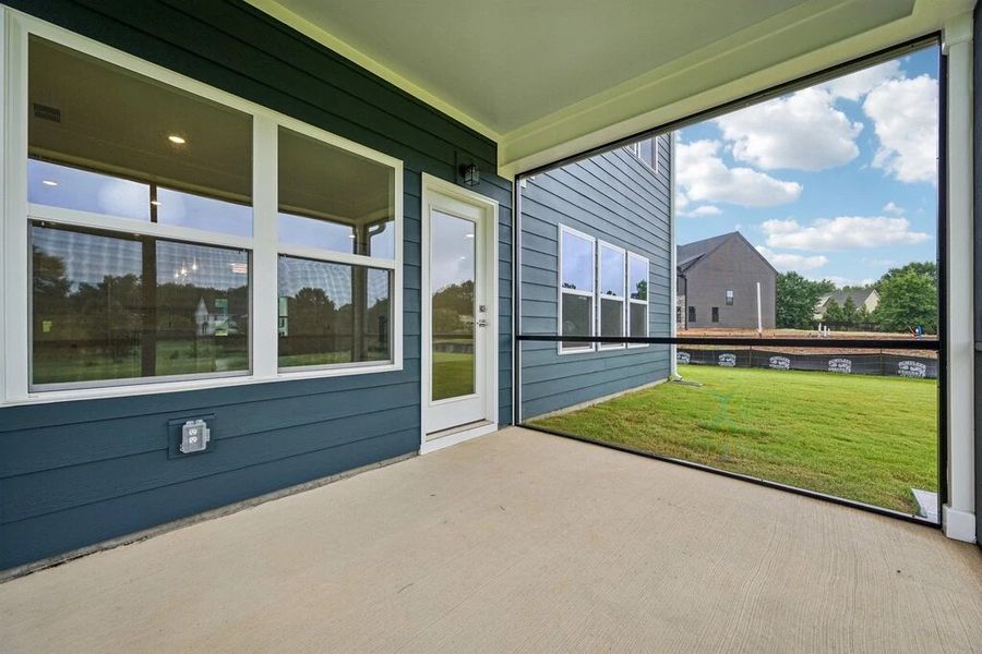 Screened-In Porch featuring the AW Collection® Milan - Open-air space with a modern edge. Screened-In Porch featuring the AW Collection® Milan - Open-air space with a modern edge.