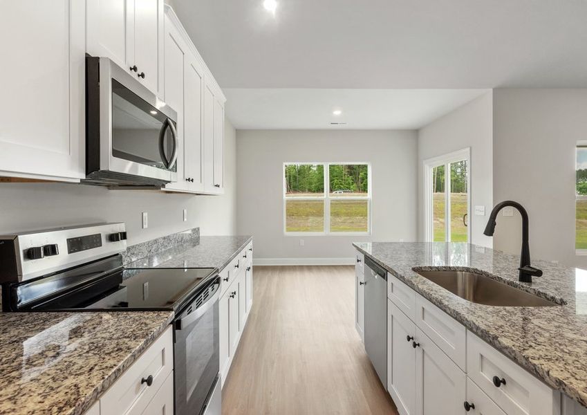 Angled-view of the kitchen Angled-view of the kitchen