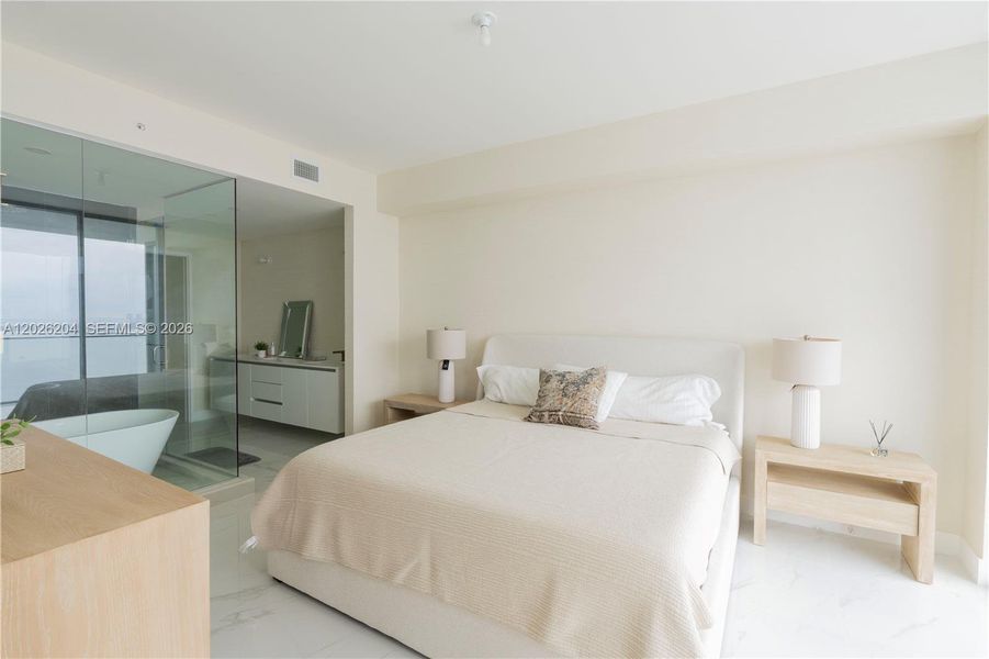 Furnished interior view inside a new home in Aria Reserve, Miami (Image 10).