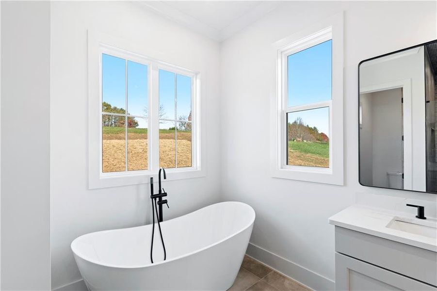 Furnished interior view inside a new home in , Blairsville (Image 9).
