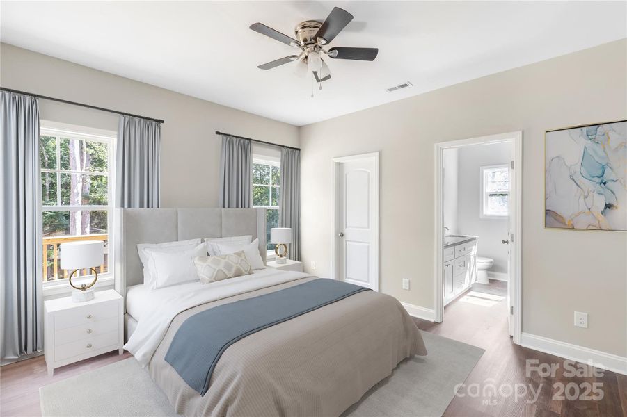 Furnished interior view inside a new home in , Norwood (Image 6).