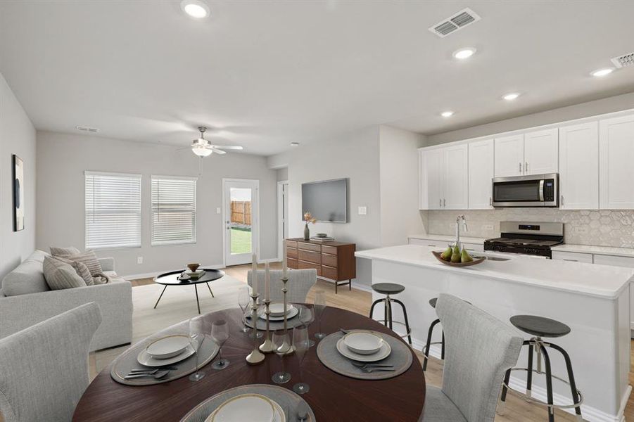 Photo is not of the actual home, but is an inspirational photo of builder’s model home and may depict options, furnishings, and/or decorator features that are not included.