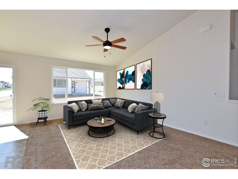 Furnished interior view inside a new home in , Johnstown (Image 17).