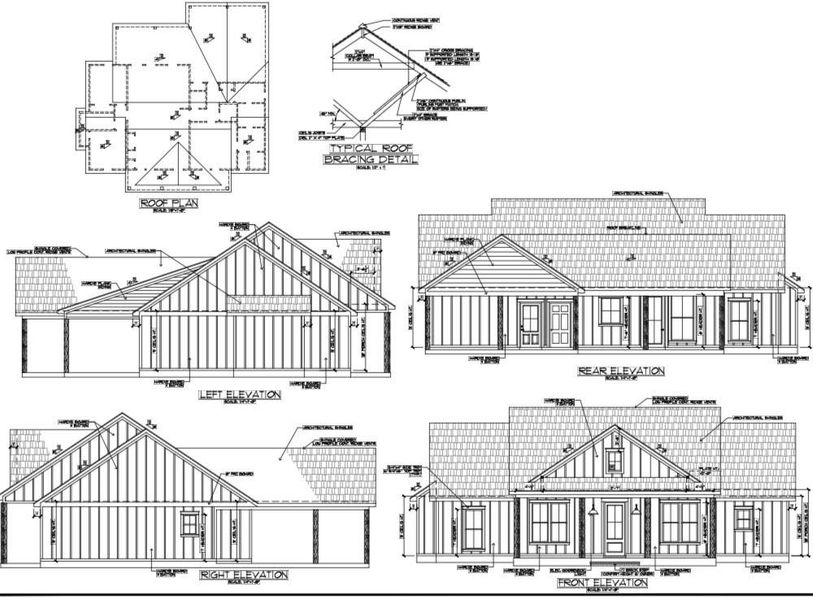 Exterior rendering of this home design in , Elberton, GA (Image 3).