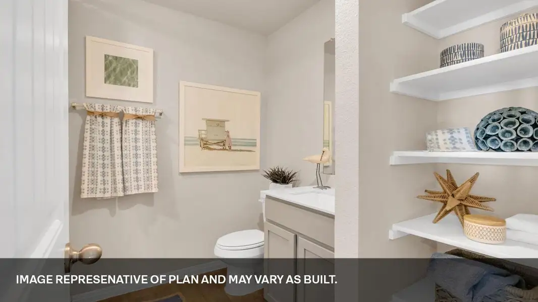 Furnished interior view inside a new home in Southgrove, Kyle (Image 25).