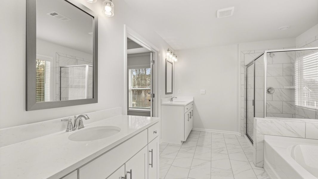 Representative furnished interior of a home built from the Westerly by D.R. Horton in Holland Estates, Powder Springs (Image 15).