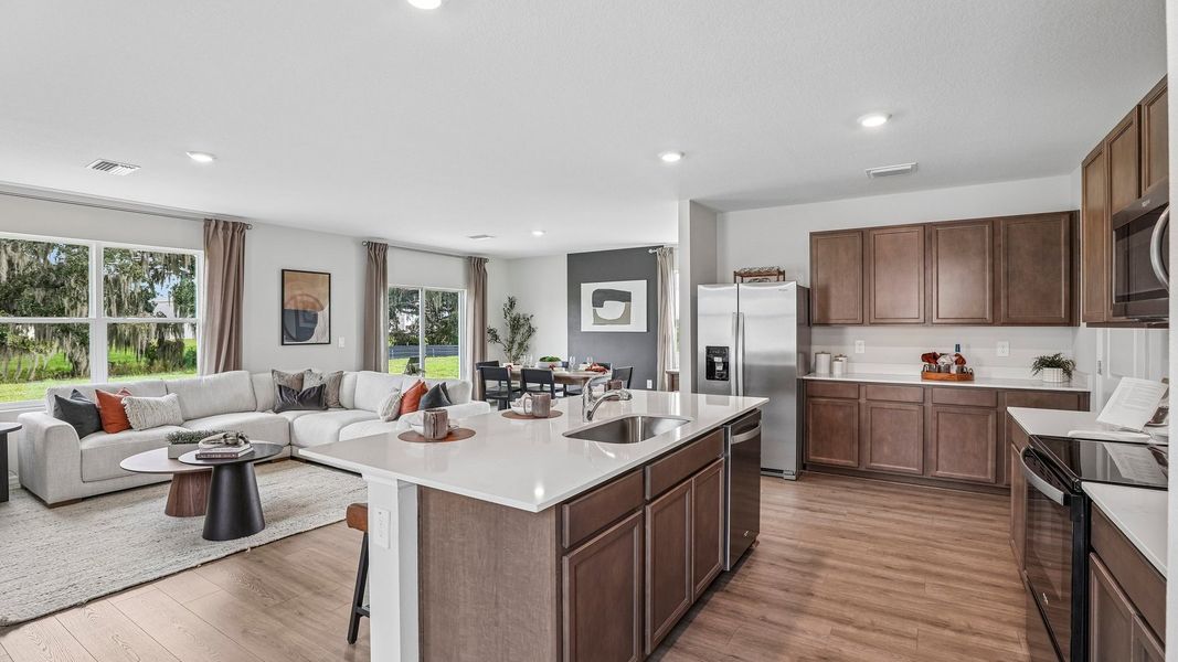 Furnished interior view inside a new home in Farm at Varrea, Plant City (Image 10).