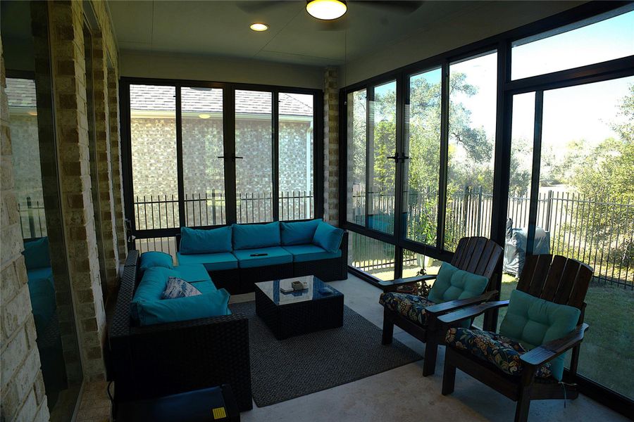 View of sunroom View of sunroom