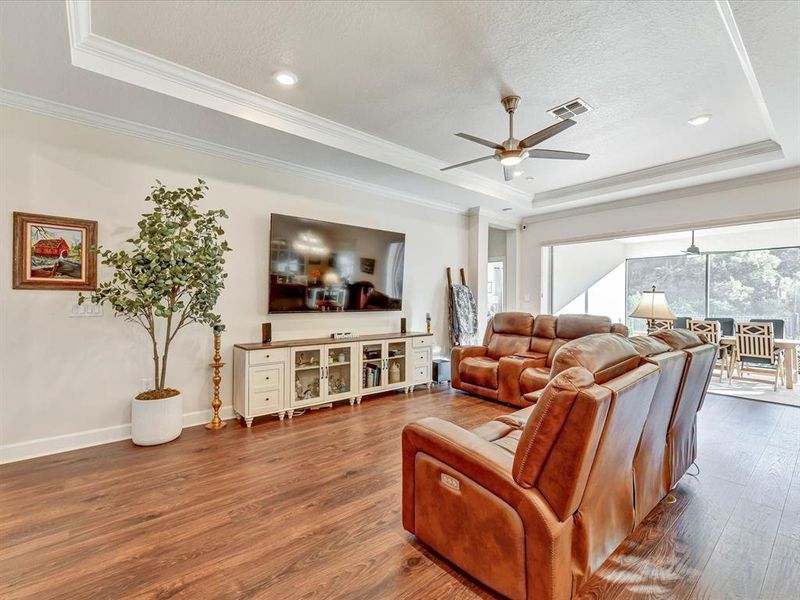 Furnished interior view inside a new home in , Wesley Chapel (Image 46).