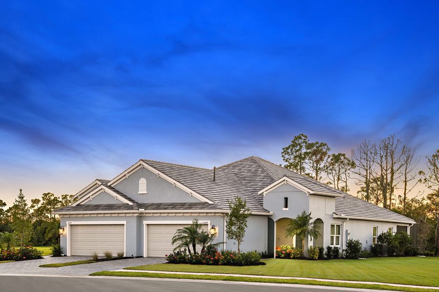 Representative exterior photo of a completed home built from the Tidewinds 2 by Neal Communities in Grand Park, Sarasota, FL (Image 23).