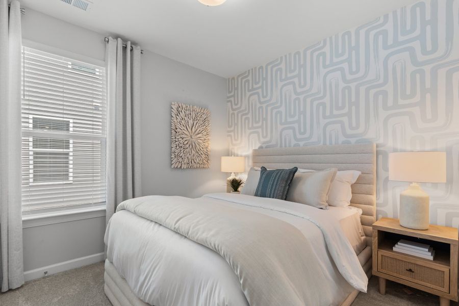 Representative furnished interior of a home built from the The Hibiscus by Chesapeake Homes in Coastal Club of the Carolinas, Calabash (Image 6).