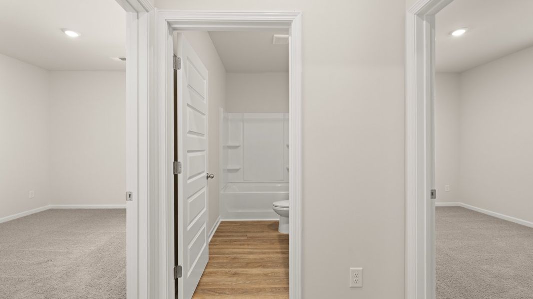 Representative unfurnished interior of a home built from the Kerry by D.R. Horton in Champion's Run, Lithonia (Image 26).