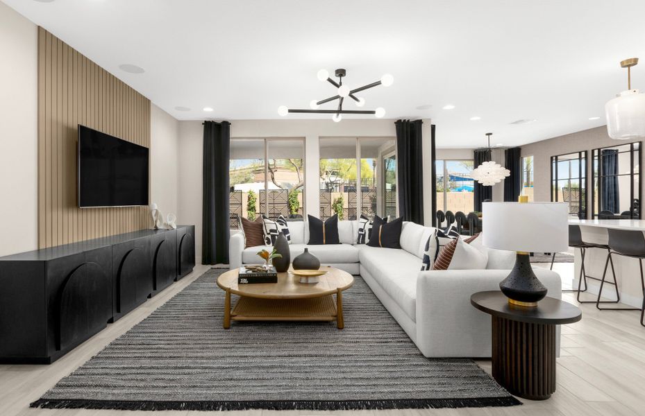 Representative furnished interior of a home built from the Refuge by Del Webb in Sun City Anthem at Merrill Ranch, Florence (Image 13).