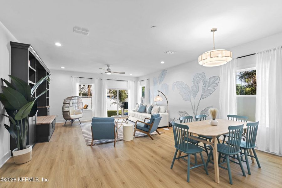 Furnished interior view inside a new home in , Jacksonville Beach (Image 46).