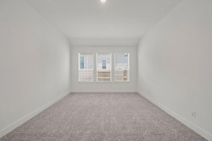 Representative unfurnished interior of a home built from the Mariah by Chesmar Homes in Lakes of Cane Island, Katy (Image 21).