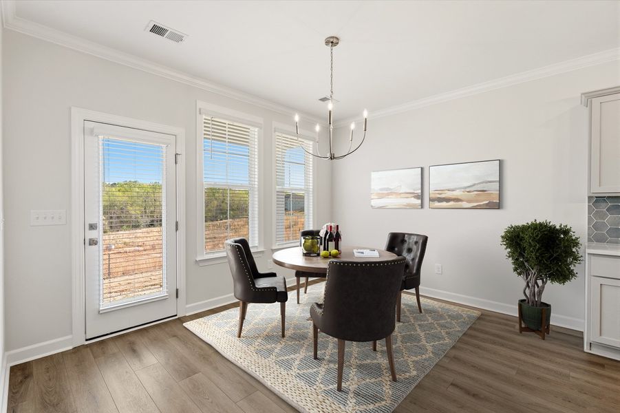 Representative furnished interior of a home built from the Hunter - Vanguard Collection by Mungo Homes in Arcadia, Myrtle Beach (Image 7).