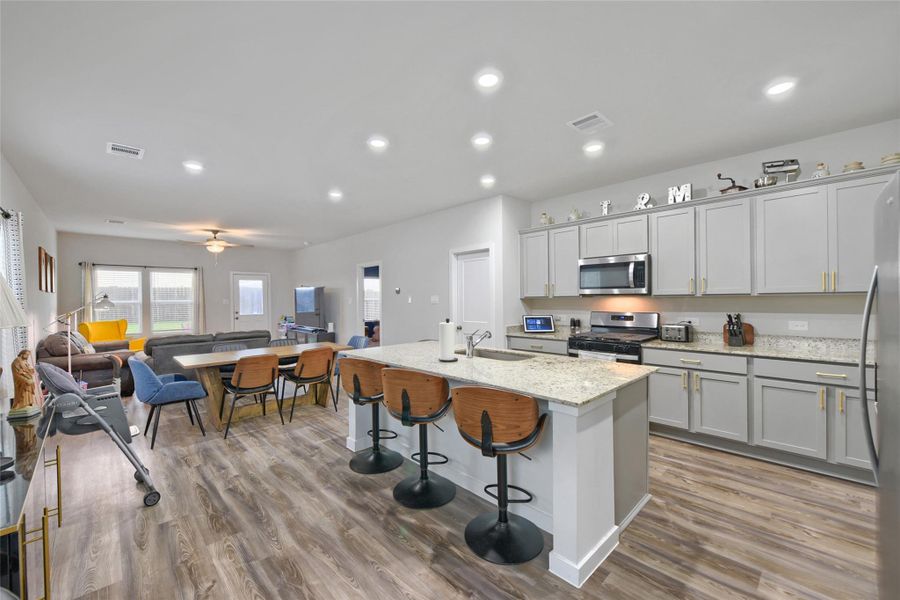Furnished interior view inside a new home in Paloma at Sanford Farms, Waller (Image 7).