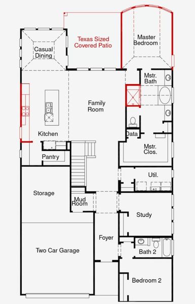 1st Floorplan - Representative Photo