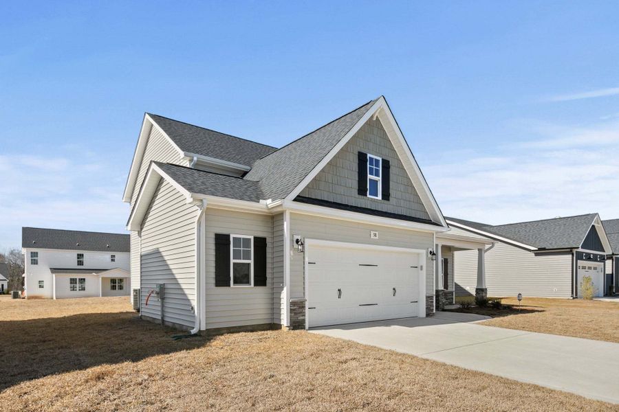 Elevation C with Work Area Garage Option