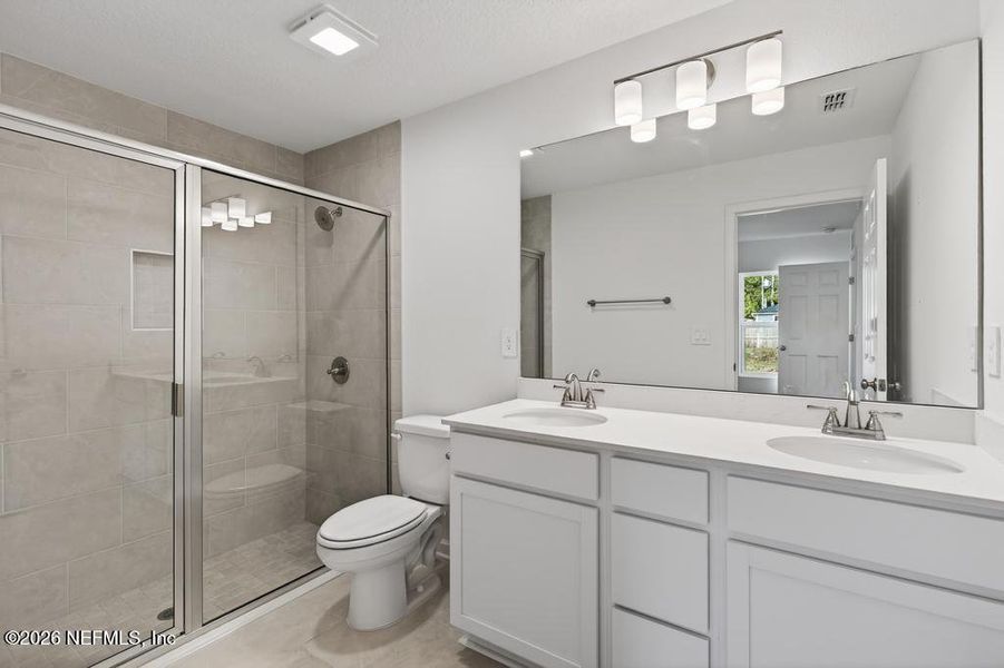 Furnished interior view inside a new home in , Jacksonville (Image 46).