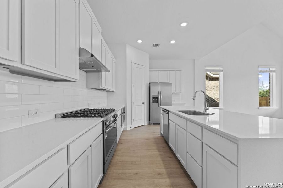 Furnished interior view inside a new home in , New Braunfels (Image 6). Furnished interior view inside a new home in , New Braunfels (Image 6).