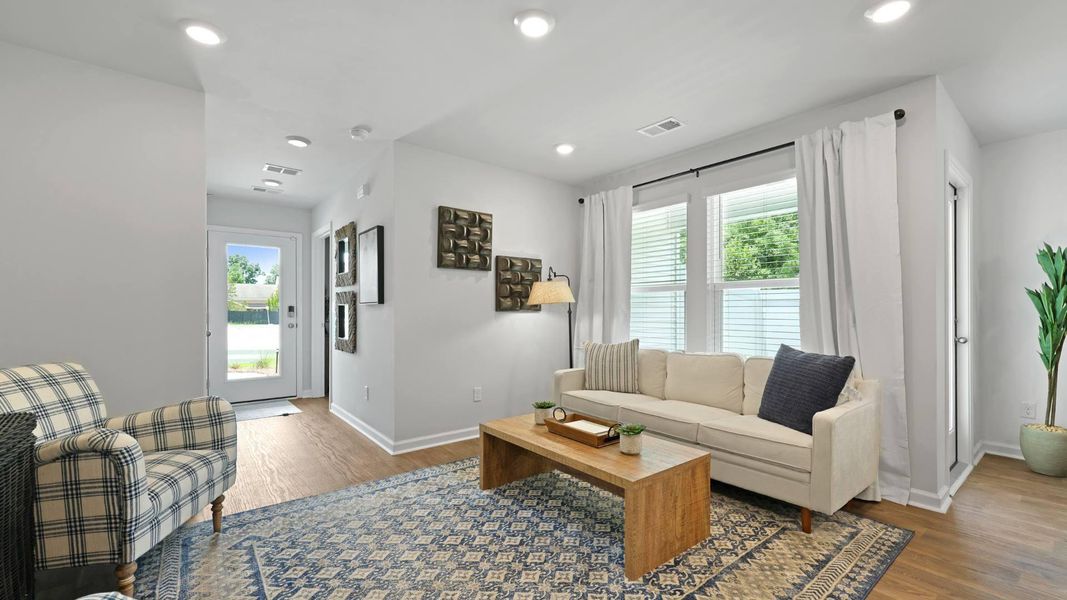 Furnished interior view inside a new home in The Timbers, Harleyville (Image 3).