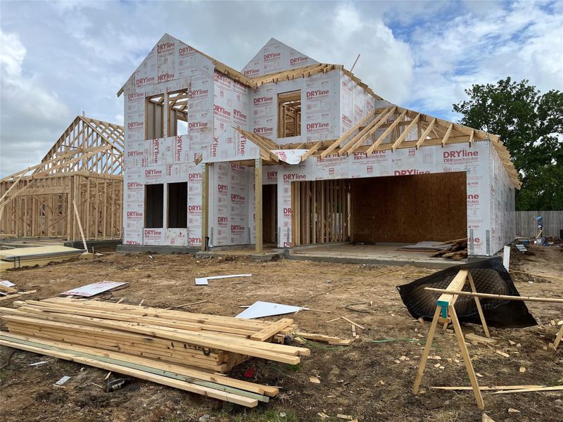 In-progress construction of a new home in Laurel Landing, Alvin, TX (Image 7). In-progress construction of a new home in Laurel Landing, Alvin, TX (Image 7).