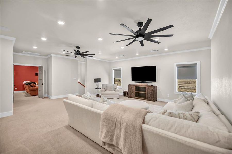 Furnished interior view inside a new home in , Aledo (Image 7).