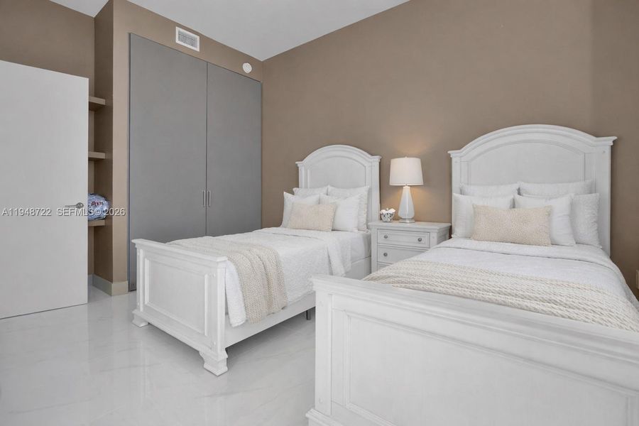 Furnished interior view inside a new home in , Miami (Image 32).