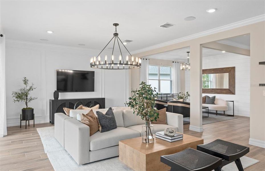 Furnished interior view inside a new home in Winter Grove, Winter Garden (Image 7).