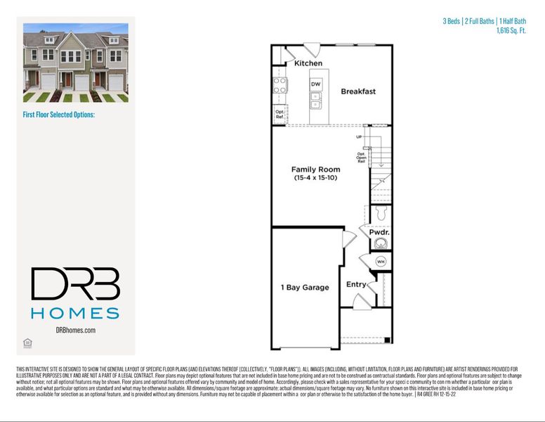 2D floor plan layout of this home in Clayton Crossing, Arden, NC (Image 5).
