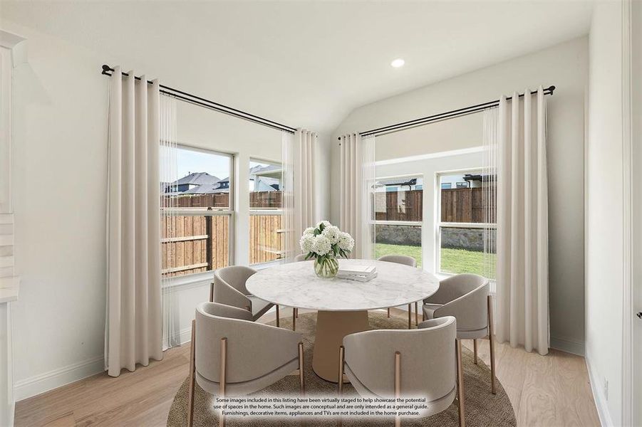 Furnished interior view inside a new home in Windsong Ranch Classic 61, Prosper (Image 31). Furnished interior view inside a new home in Windsong Ranch Classic 61, Prosper (Image 31).