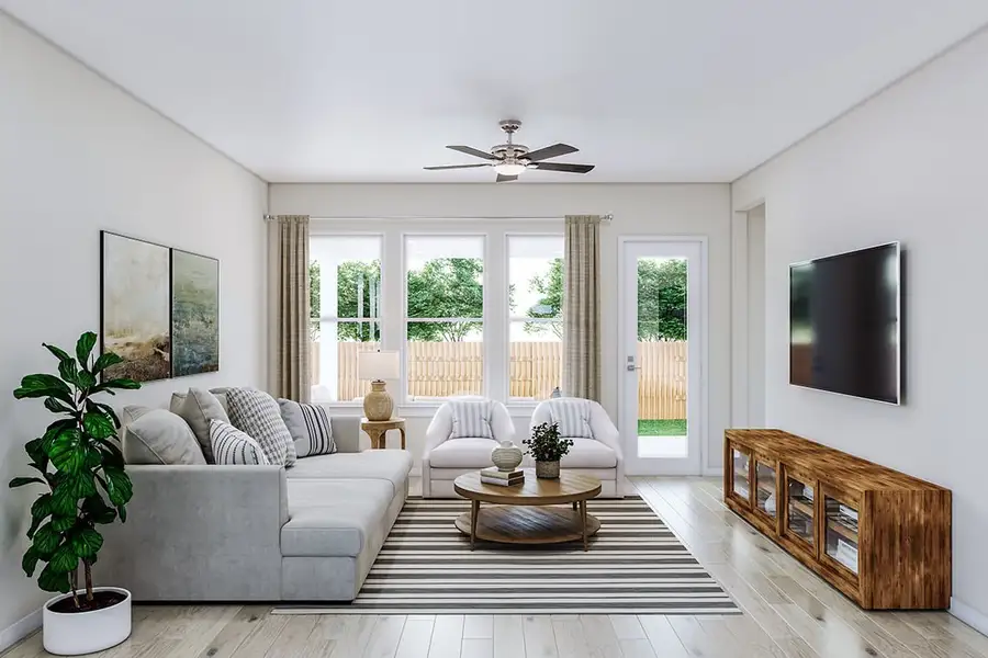 Furnished interior view inside a new home in Arbor Collection At Park Central, Georgetown (Image 5). Furnished interior view inside a new home in Arbor Collection At Park Central, Georgetown (Image 5).