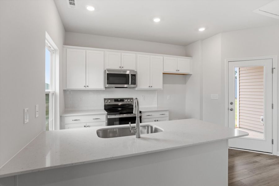 Furnished interior view inside a new home in Cambridge Reserve, Angier (Image 8).