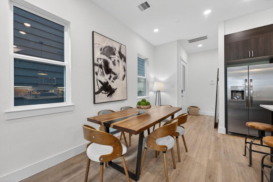Furnished interior view inside a new home in , Houston (Image 15).