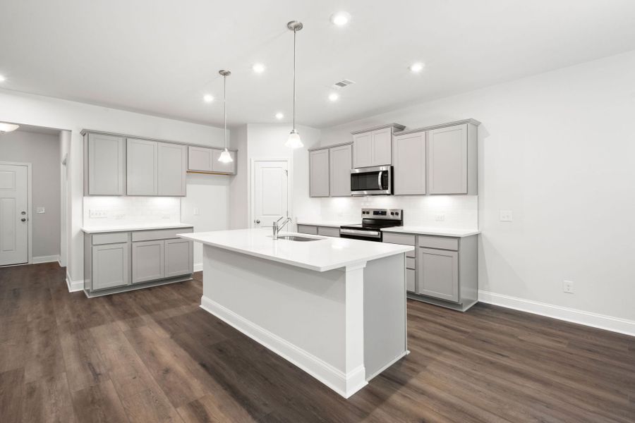 Furnished interior view inside a new home in Waterways, Richmond Hill (Image 5). Furnished interior view inside a new home in Waterways, Richmond Hill (Image 5).