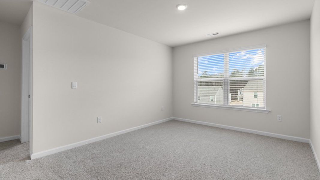Representative unfurnished interior of a home built from the HAYDEN by D.R. Horton in Wilson's Ridge, Wilson's Mills (Image 28).