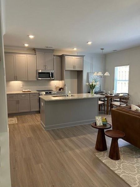 Furnished interior view inside a new home in , Ball Ground (Image 3). Furnished interior view inside a new home in , Ball Ground (Image 3).