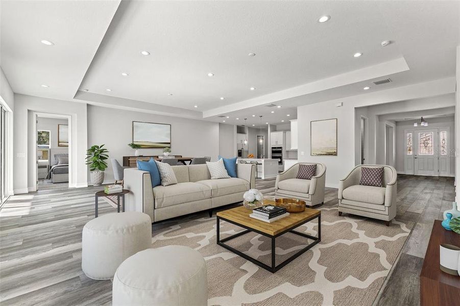 Furnished interior view inside a new home in Southern Hills Plantation, Brooksville (Image 9).