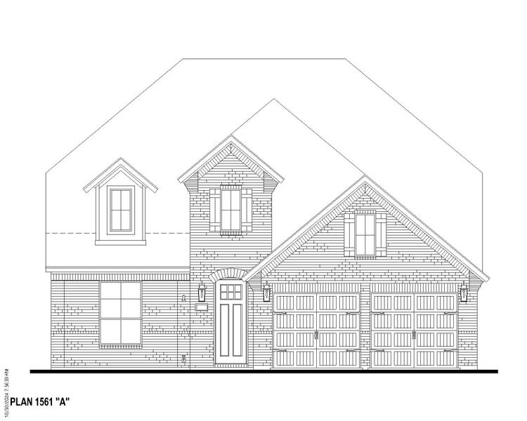 Plan 1561 Elevation A