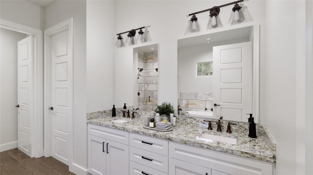 Furnished interior view inside a new home in , Magnolia (Image 3). Furnished interior view inside a new home in , Magnolia (Image 3).