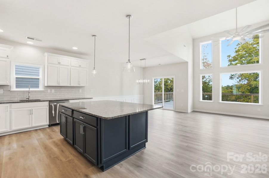 Furnished interior view inside a new home in , Charlotte (Image 5).