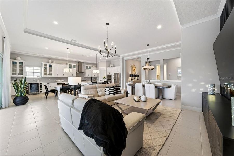 Furnished interior view inside a new home in , Venice (Image 41).