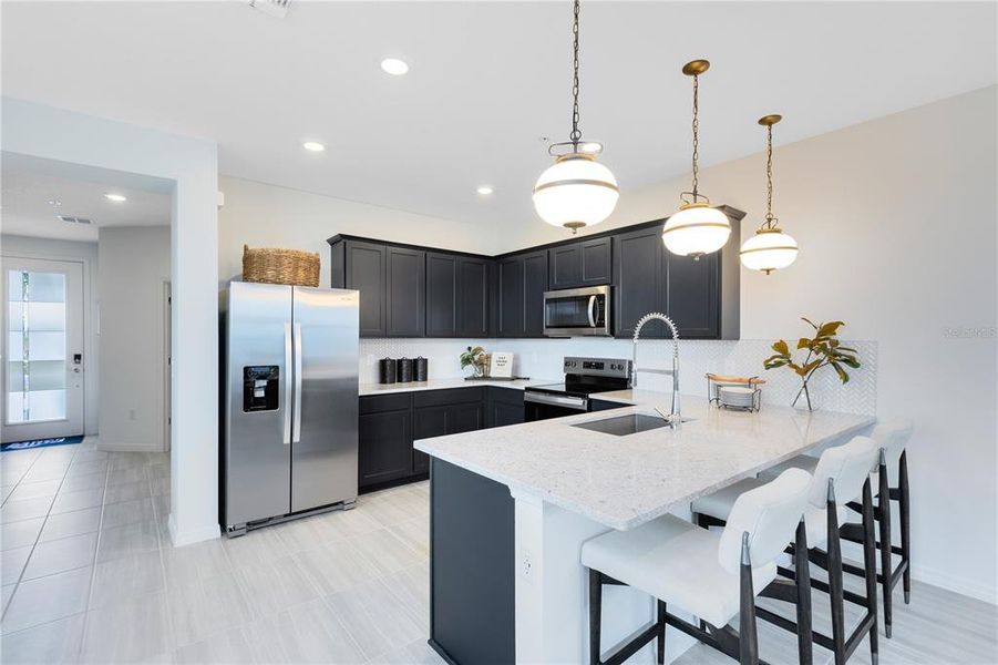 Furnished interior view inside a new home in EverBe, Orlando (Image 6). Furnished interior view inside a new home in EverBe, Orlando (Image 6).
