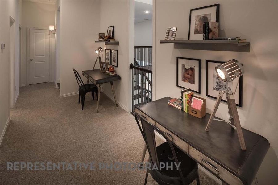 Furnished interior view inside a new home in Star Trail, Prosper (Image 15).
