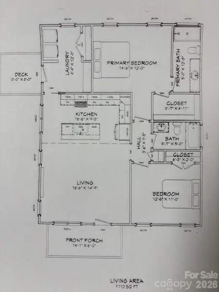 2D floor plan layout of this home in , Ellenboro, NC (Image 3).